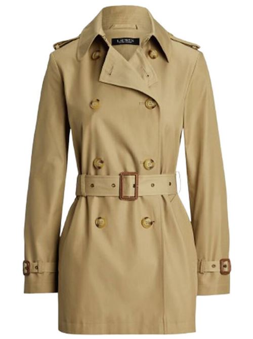 TRENCH A DOPPIO PETTO LAUREN RALPH LAUREN | 297967126002270 BROWN